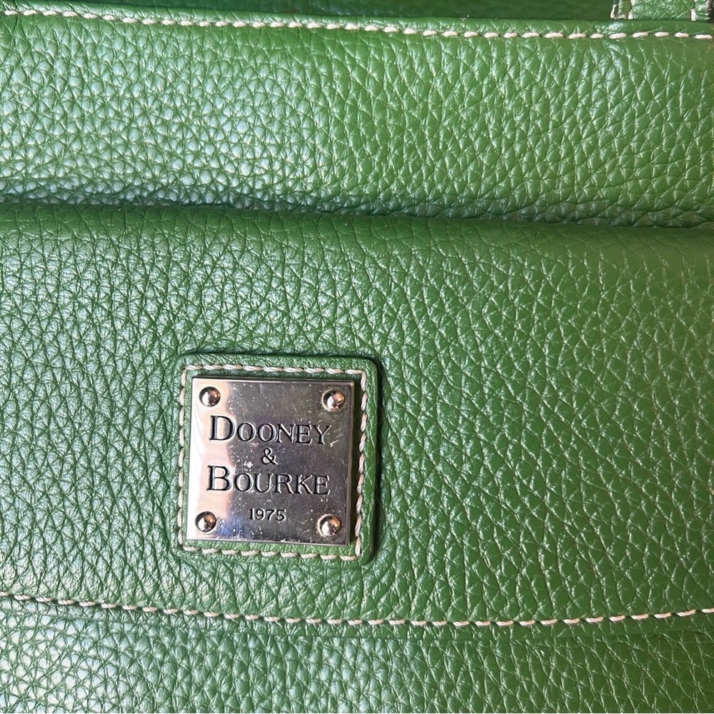 Dooney & Bourke Green Leather Bag - EUC - Picture 3 of 13